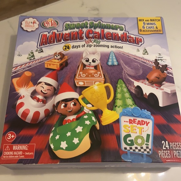 ELF ON THE SHELF ELF PETS ADVENT CALENDAR NEW 24 PCS FUN CARS CHRISTMAS GIFT NEW - Picture 8 of 14